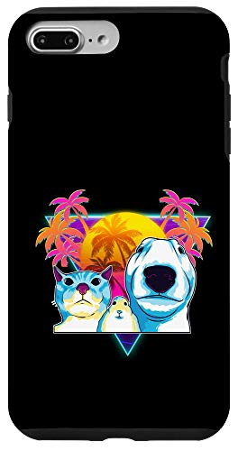 iPhone 7 Plus-8 Plus The Council Meme Funny Council of Animals Meme Vaporwave Case