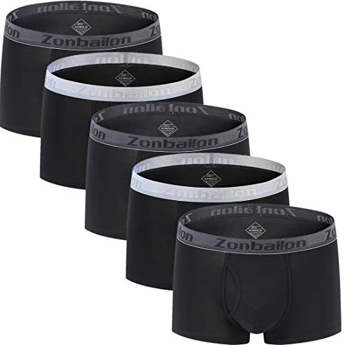 Mens Athletic Underwear Boxer Briefs for Men Big and Tall Short Leg Underpants Large 36 38