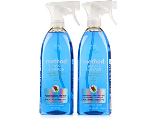 Method Natural Glass - Surface Cleaner - Mint - 28 oz - 2 pk