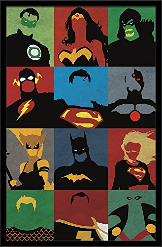 Trends International Justice League Minimalist Wall Poster 22.375" x 34"