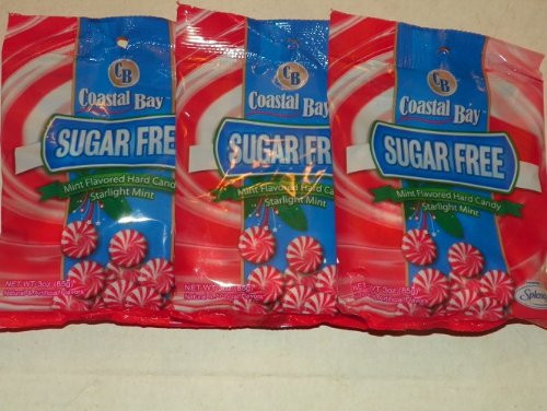 Sugar Free Starlight Mints -Pack of 3- 9 Ounces
