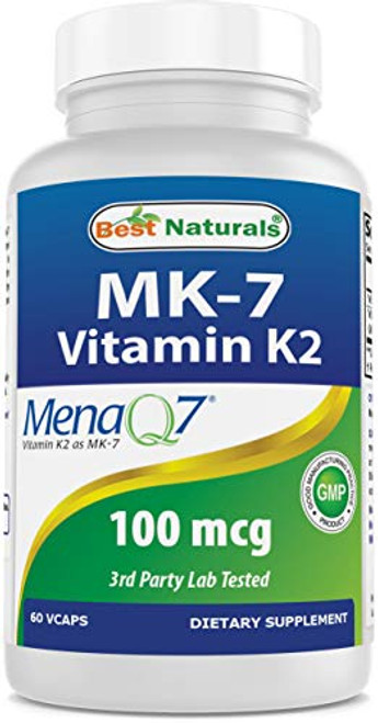 Best Naturals MK-7 100 mcg 60 Vcaps Best Naturals MK-7 100 mcg 60 Vcaps