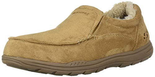 Skechers Mens Expected X Slipper  Tan  7 Medium US