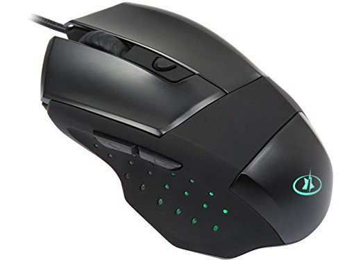 ROSEWILL LED Lighting Wired USB Gaming Mouse  Gaming Mice for Computer-PC-Laptop-Mac Book with 4000 DPI Optical Gaming Sensor and Ergonomic Design wit