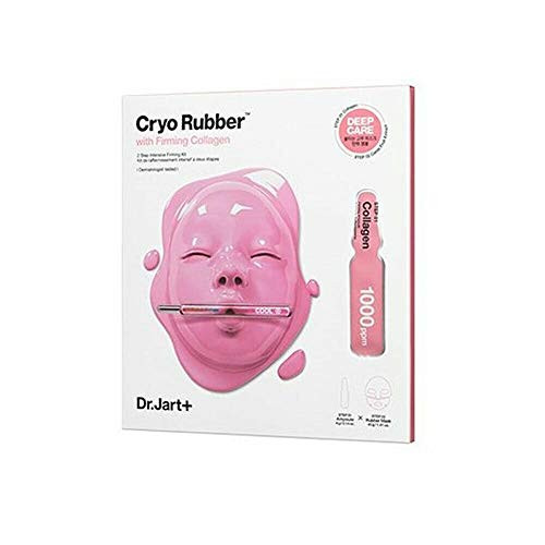 Dr-Jart Dermask Cryo Rubber Facial Mask Pack -4 Types- NEW UPGRADE Ampoule - Rubber Mask 2 Step Kit -Firming Collagen-