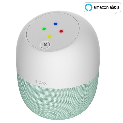 DOSS Assistant 20W Smart Bluetooth Speaker with Amazon Alexa Voice Control, Touch Sensitive Panel, and Built-in Rechargeable Battery