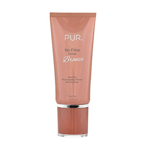 PUR Cosmetics No Filter Primer Blurring Photography Primer Bronze Glow  1 Fl Oz