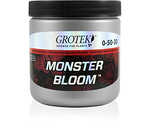 Grotek GTMB6030 Monster Bloom Hydroponic nutrients  500g  Black