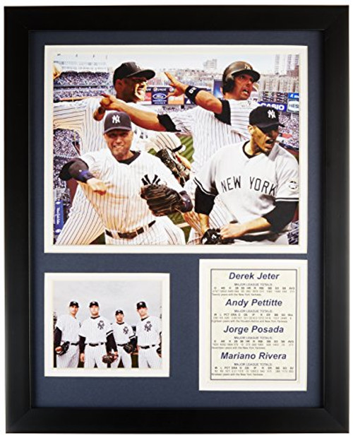 Legends Never Die New York Yankees 2009 World Series Core Four Framed Photo Collage, 11x14-Inch Legends Never Die New York Yankees 2009 World Series Core Four Framed Photo Collage, 11x14-Inch