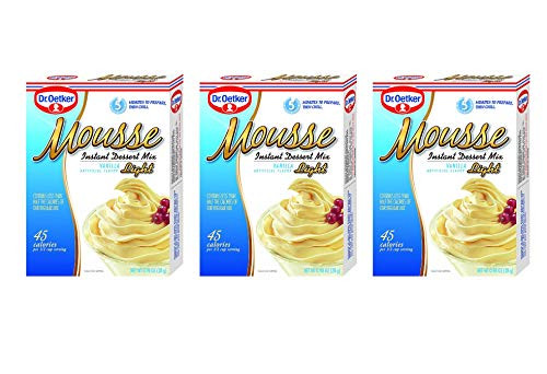 Dr- Oetker Mousse Vanilla Light Instant Dessert Mix -3 Pack  Total of 2-94oz-