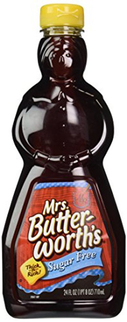Mrs- Butterworths Sugar Free Syrup  24-Ounce -Pack of 4- Mrs- Butterworths Sugar Free Syrup  24-Ounce -Pack of 4-