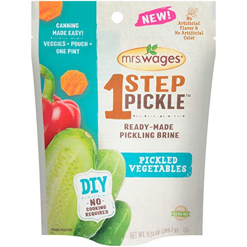 Mrs- Wages 1 Step Pickle Pickled Vegetables Ready-Made Pickling Mix -VALUE PACK of 3-