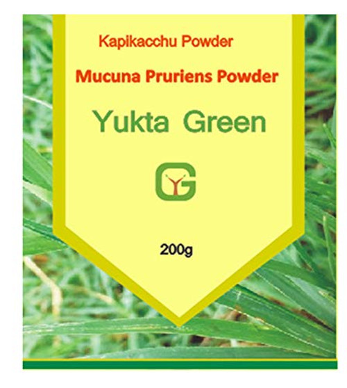 Yuktha Green Mucuna Pruriens Powder - Poonaikali Seed-Velvet Bean-Mucuna Prurita-Cowhage-Black Kaunch Seeds Powder - 200g Yuktha Green Mucuna Pruriens Powder - Poonaikali Seed-Velvet Bean-Mucuna Prurita-Cowhage-Black Kaunch Seeds Powder - 200g