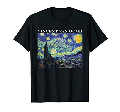 Vincent van Gogh Art Shirt - The Starry Night Vincent van Gogh Art Shirt - The Starry Night