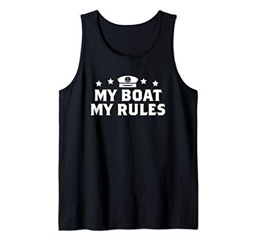 My Boat My Rules Tank Top