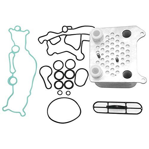 MYSMOT 3C3Z6A642CA Upgraded Engine Oil Cooler Kit Compatible with 03-07 Ford F-250-F-350-F-450-F-550 Super Duty  03-05 Ford Excursion  04-05 E-350 Clu MYSMOT 3C3Z6A642CA Upgraded Engine Oil Cooler Kit Compatible with 03-07 Ford F-250-F-350-F-450-F-550 Super Duty  03-05 Ford Excursion  04-05 E-350 Clu