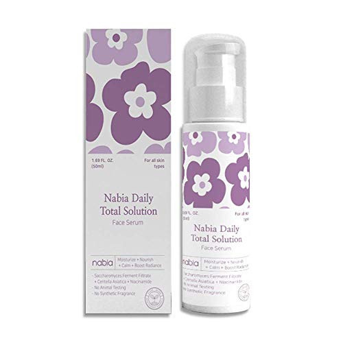 Nabia calming moisture serum with Cica  Niacinamice  Saccharomyces Ferment  Hyaluronic acid  1-62 Fl Oz
