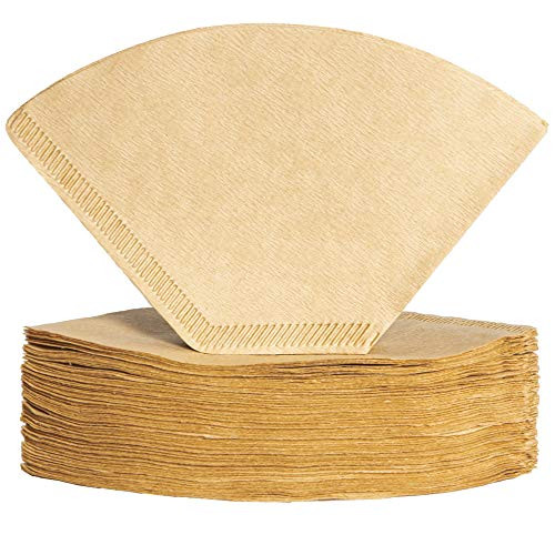 DOLOPL Coffee Filters Disposable Cone Paper Coffee Filter Natural Unbleached Dripper Filter 8-12 Cup for Pour Over Coffee Makers 100 Counts-Pack of 1-