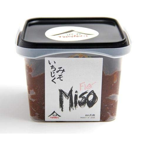 Fig Miso - Dark Brown - Aged 3 Months by Namikura Miso Co- -17-6 ounce-