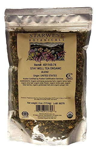 Stay Well Tea Organic - 4 Oz -113 G- - Starwest Botanicals