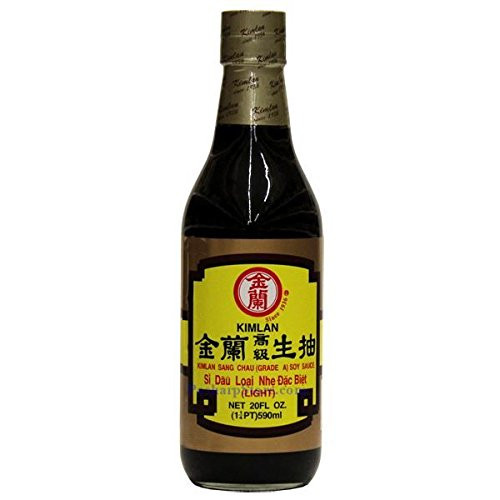 Kimlan Sang Chau Grade A Light Soy Sauce  20 Ounce -Pack of 2-