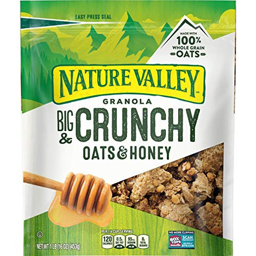 Nature Valley  Oats N Honey Granola Crunch  16 oz -Pack of 2-