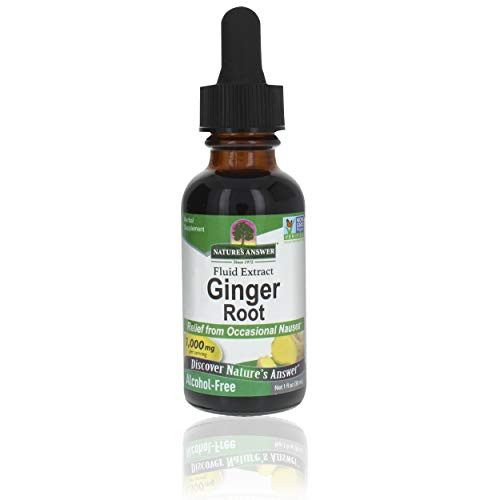 Natures Answer Ginger Root Alcohol Free Extract 1 Ounce - Joint Pain Relief - Inflammatory Support - Helps Maintain Healthy Digestion