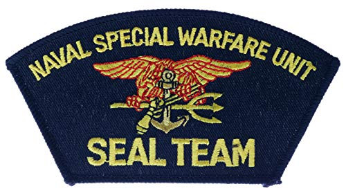 Naval Special Warfare Unit Seal Team 4 Round Embroidered Patch HONFLB1341