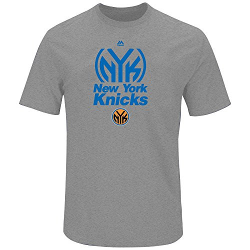 NBA New York Knicks Adult men NBA S-Hyper Slub Tee 3X Heathergrey