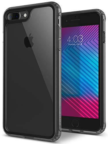 Caseology Coastline for iPhone 8 Plus Case (2017) / iPhone 7 Plus Case (2016) - Slim & Transparent - Frost Gray