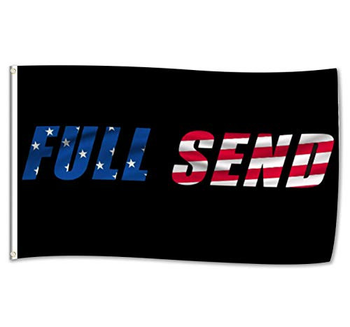 MICHAELAN Nelk Boys - Full Send Flag - Cool Flags - Funny Banner for College Dorm Room  Man Cave  Tailgates and Parties - 3x5 Feet -USA-