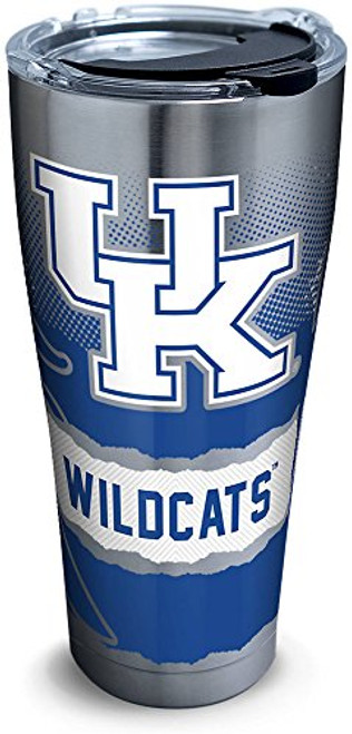 Tervis 1266055 Kentucky Wildcats Knockout Stainless Steel Tumbler with Clear and Black Hammer Lid 30oz, Silver Tervis 1266055 Kentucky Wildcats Knockout Stainless Steel Tumbler with Clear and Black Hammer Lid 30oz, Silver