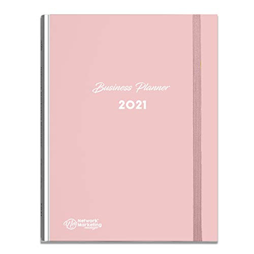 2021 Network Marketing Manager - The Ultimate Planner - Diary - Organiser for Network Marketing  Direct Selling and MLM -Blush Pink-
