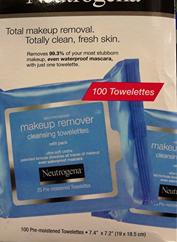 Neutrogena Make Up Removing Wipes 100 Cleansing Towelettes