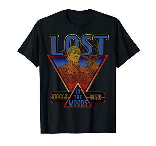 Disney Frozen 2 Kristoff and Sven Lost In The Woods World Tour T-Shirt