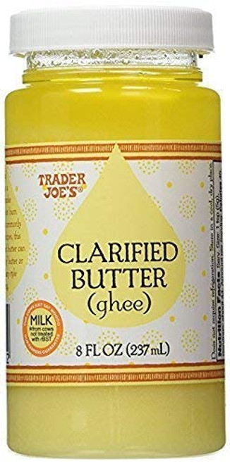 Trader Joes Clarified Butter -Ghee-  8oz- -pack of 2-