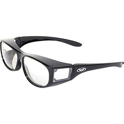 Escort Over Glasses Clear Lens Safety Glasses Has Matching Side Lens Meets ANSI Z87-1-2003 Standards for Safety Eyewear