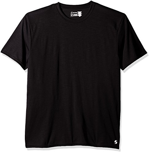 Soffe Mens Performance Dri Release Tee  Black  Large