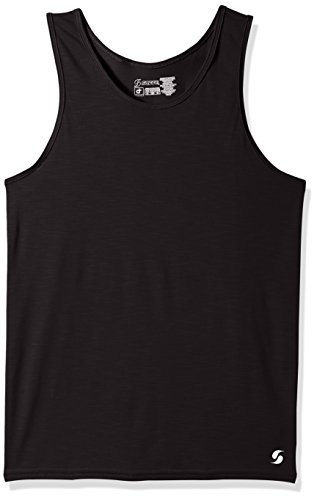 Soffe Mens Dri Release Tank  Black  Large