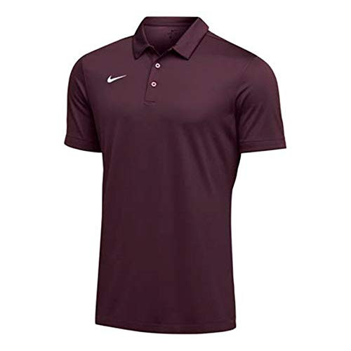 Nike Mens Dri-FIT Short Sleeve Polo Shirt -Dark Maroon  Large-