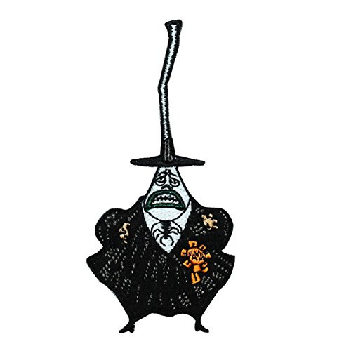 Disney Nightmare Before Christmas Halloween Town Mayor Patch Iron On Applique