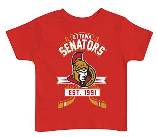 Soft As A Grape NHL Ottawa Senators Kids Tee  2 Tall  Red