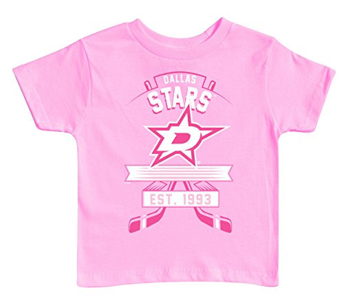 Soft As A Grape NHL Dallas Stars Kids Tee  2 Tall  Pink