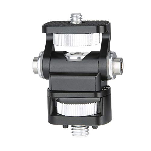 NICEYRIG DSLR Monitor Mount with 3-8 ARRI Standard  Tilt and Swivel Holder for Camera Cage Rig  Stabilizers- 339