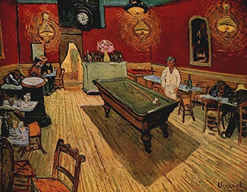 Night Cafe Poster Print by Vincent Van Gogh -18 x 24-