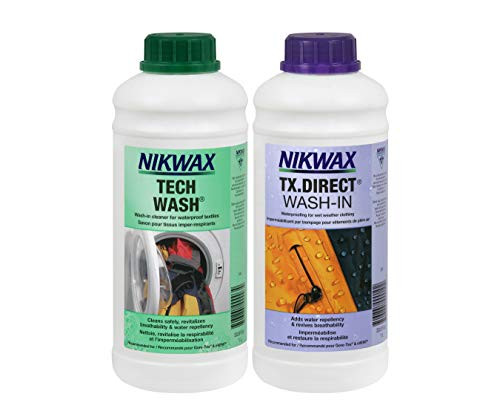 Nikwax Hardshell Cleaning and Waterproofing Duo-Pack