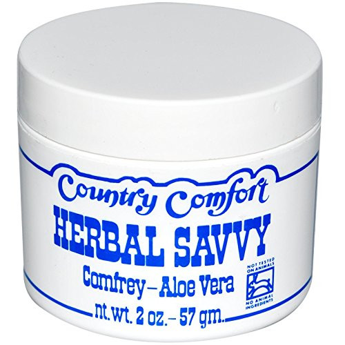 Herbal Savvy Salve - Comfrey Aloe  2 Ounce