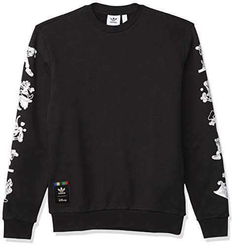 adidas Originals mens Goofy Crew Black-Black X-Large