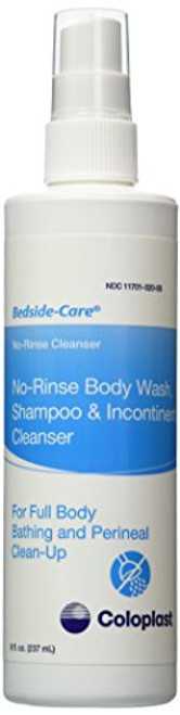 5-PACK Bedside-Care No-Rinse All-Body Wash and Incontinent Cleanser  COL1762  Coloplast Corporation  8-fl oz Spray  5-PACK