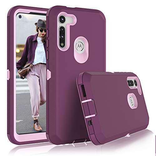 Tiflook Moto G Fast Case  Motorola G Fast Case  Heavy Duty Shockproof Armor Rugged Rubber Bumper Hard Plastic Cover Dual Layer Hybrid Protective Phone
